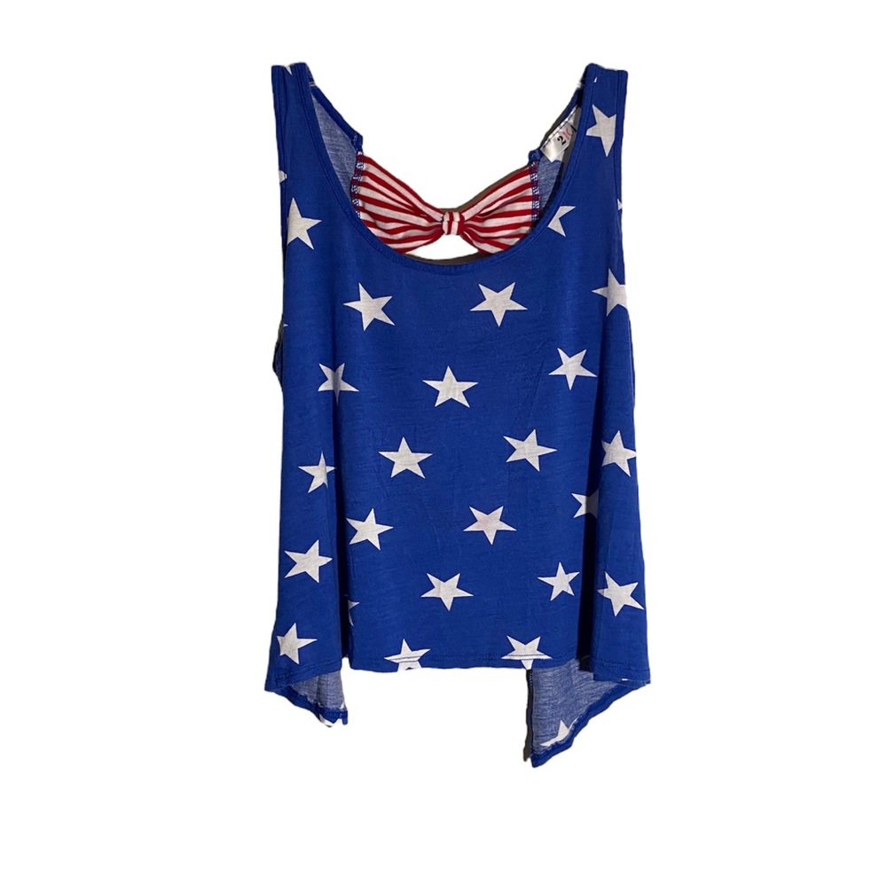 2K4 Fourth of July Tank Top With Open Back